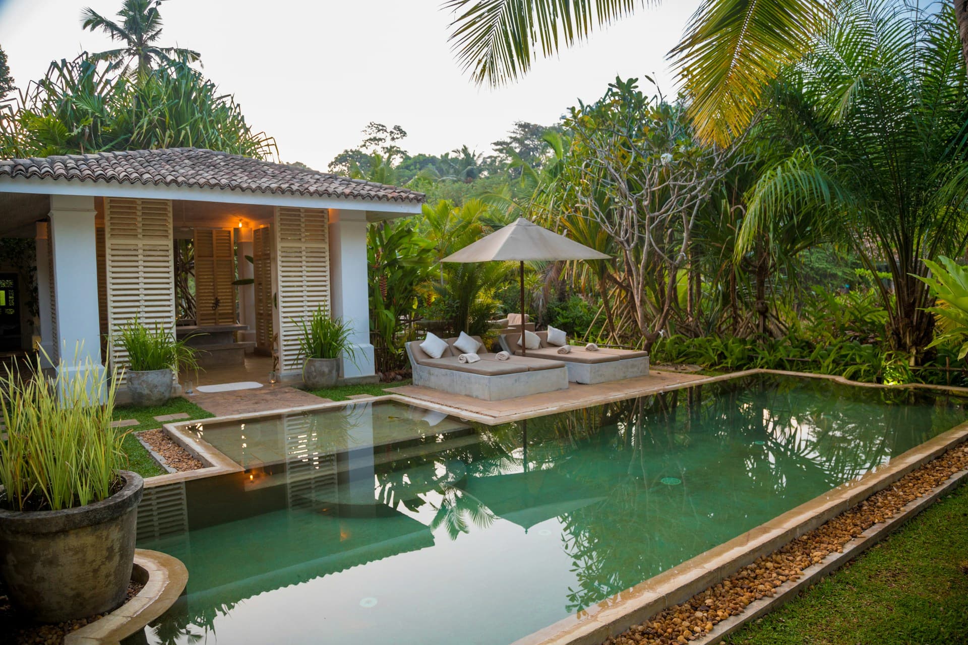 family villa with pool